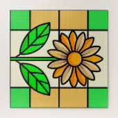Glas in lood ventilator legpuzzel (Horizontaal)