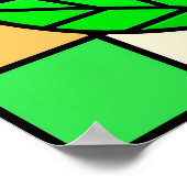 Glas in lood ventilator poster (Hoek)