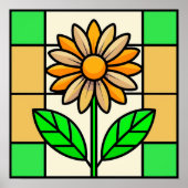 Glas in lood ventilator poster (Voorkant)