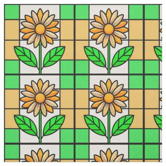 Glas in lood ventilator stof (Swatch)
