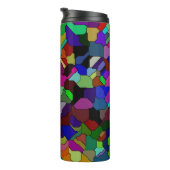 Glas in lood Verkantelde Tegel Thermische trommel Thermosbeker (Geroteerd rechts)