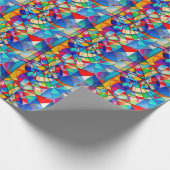 Glas in lood vermengd cadeaupapier (Hoek)