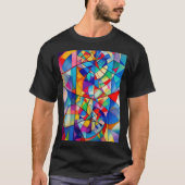 Glas in lood vermengd t-shirt (Voorkant)