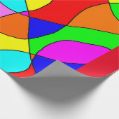 Glas in lood verpakt papier (Hoek)