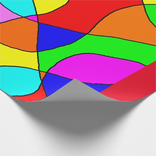 Glas in lood verpakt papier (Hoek)