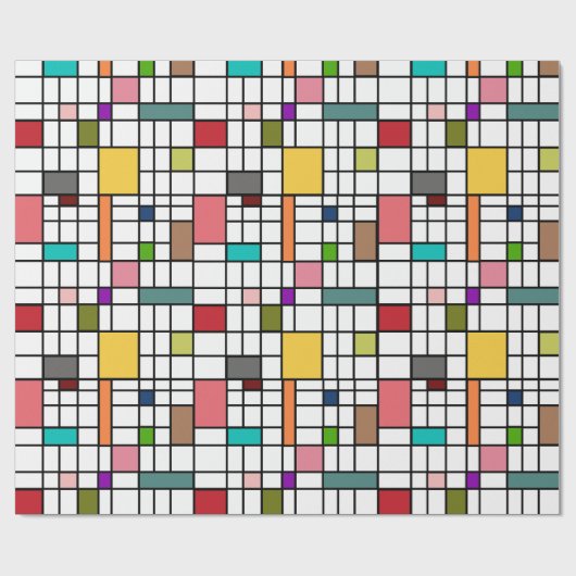 Glas in lood verpakt papier (Vlak)