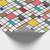 Glas in lood verpakt papier (Hoek)