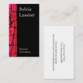 Glas in lood visitekaartje (Voorkant / Achterkant)