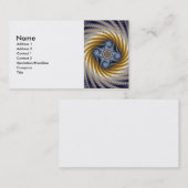 Glas in lood visitekaartje (Voorkant / Achterkant)