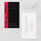 Glas in lood visitekaartje (Voorkant / Achterkant)