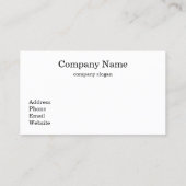 Glas in lood Visitekaartje (Achterkant)