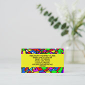 Glas in lood visitekaartje (Staand voorkant)