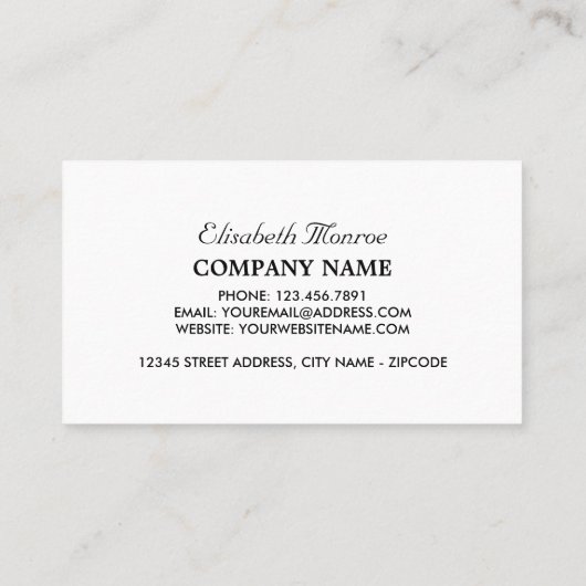  Glas in lood Visitekaartje (Achterkant)