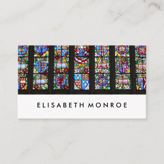  Glas in lood Visitekaartje (Voorkant)