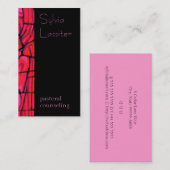 Glas in lood visitekaartje (Voorkant / Achterkant)