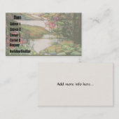 Glas in lood Visitekaartje watertuin (Voorkant / Achterkant)