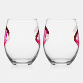 Glas in lood Vlinder Drinkware Set (Links)