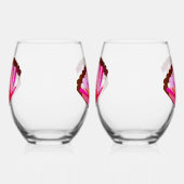 Glas in lood Vlinder Drinkware Set (Rechts)