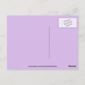 Glas in lood voor eens en voor altijd briefkaart (Achterkant)