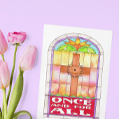 Glas in lood voor eens en voor altijd briefkaart