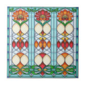 Glas in lood voor het verhogen van de bloeddruk tegeltje (Voorkant)