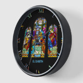 Glas in lood voor orgaanimitatie bij Sint-Cecilia (Hoek)