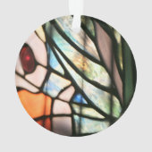 Glas in lood voor vlinder afdrukken ornament (achterkant)