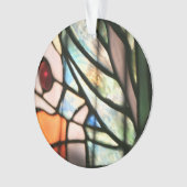 Glas in lood voor vlinder afdrukken ornament (voorkant)