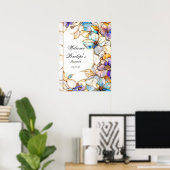 Glas in lood Vrijgezellenfeest welkomstbord Poster (Thuiskantoor)