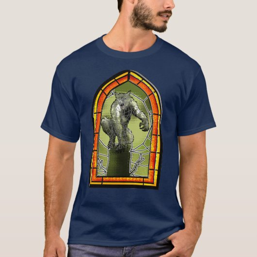 Glas in lood Warewolf T-shirt (Voorkant)