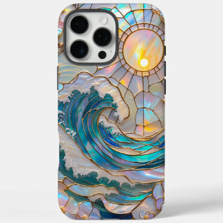 Glas in lood Wave Sun Rising iPhone Case