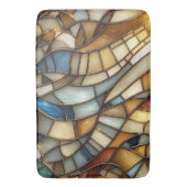 Glas in lood Waves Badmat (Voorkant Verticaal)