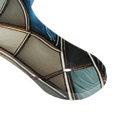 Glas in lood Waves Snijplank (Hoek)