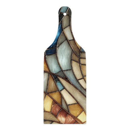 Glas in lood Waves Snijplank (Voorkant)