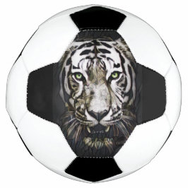 Glas in lood White Tiger Voetbal