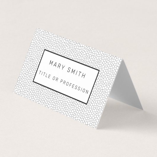 Glas in lood White Visitekaartje (Voorkant)