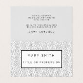 Glas in lood White Visitekaartje (Buitenkant ongevouwen)