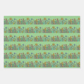 Glas in lood Wildbloemen Inpakpapier Vel (Voorkant 3)