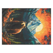 Glas in lood Wildlife Mountain Sunset Beer Tafelkleed (Voorkant (Horizontaal))