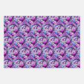 Glas in lood Window Christmas Angel Inpakpapier Vel (Voorkant 2)