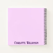 Glas in lood Window Christmas Angel Notitieboek (Achterkant)