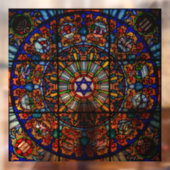 GLAS IN LOOD WINDOW CLING RELIGIOUS RAAMSTICKER (Vel 2)