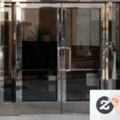 GLAS IN LOOD WINDOW CLING RELIGIOUS RAAMSTICKER (Kantoordeur)