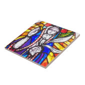 Glas in lood Window Design Religieuze figuur op ee Tegeltje (Zijkant)