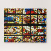 Glas in lood Window in Keulen, Duitsland Legpuzzel (Horizontaal)