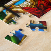 Glas in lood Window in Keulen, Duitsland Legpuzzel (Zijkant)