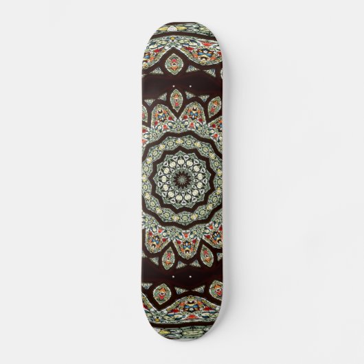 Glas in lood Window Kaleidoscoop 13 Skateboard (Voorkant)