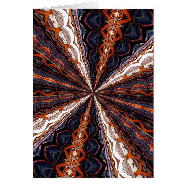 Glas in lood Window Kaleidoscoop 19 (Voorkant)