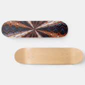 Glas in lood Window Kaleidoscoop 19 Skateboard (Horizontaal)