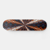 Glas in lood Window Kaleidoscoop 19 Skateboard (Horizontaal)